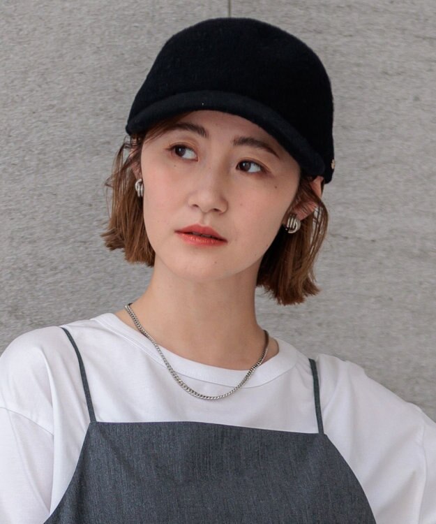 23区 バスク キャップ ブラック系