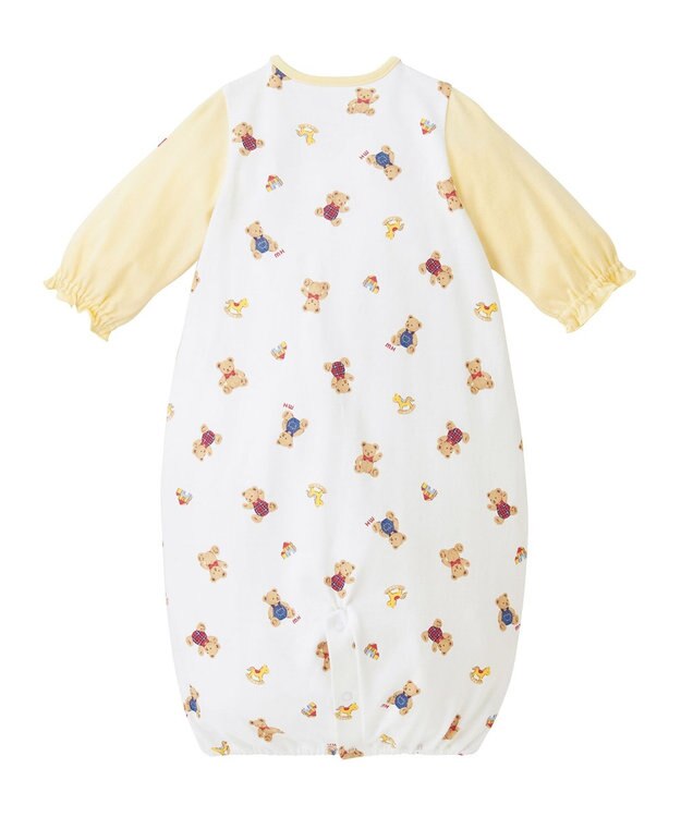 MIKI HOUSE HOT BISCUITS 【ミキハウス】【50-70cm】 ミキハウスベア ツーウェイオール 白