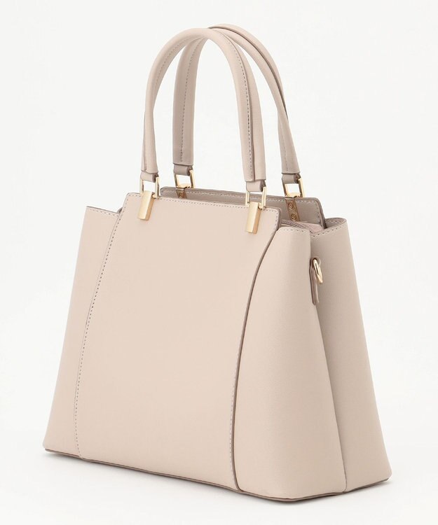 ANY SIS 【2WAY】ノーブルミディトート バッグ ベージュ