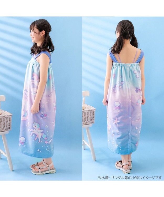 Mother garden マザーガーデン ユニコーン 水泳 ラップタオル 100cm ユニコーン