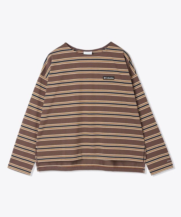 Columbia Columbia/ ウィメンズクラウドアベニューロングスリーブTシャツ /コロンビア Bison Brown Border