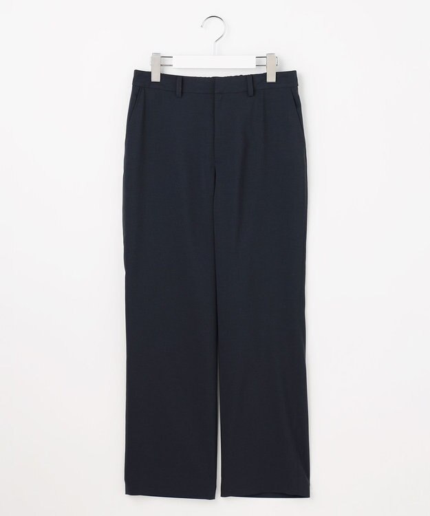 J.PRESS LADIES L 【セットアップ対応】ファンマートロストレッチ テーパード パンツ ネイビー系