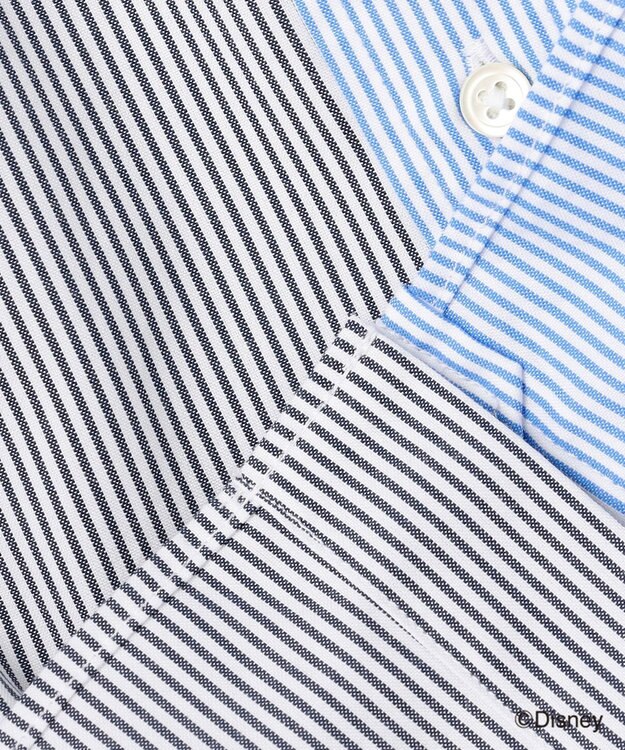 J.PRESS MEN 【DISNEY COLLECTION】【UNISEX】ピンオックス シャツ/ B.D. / ミッキーマウス ネイビー系9