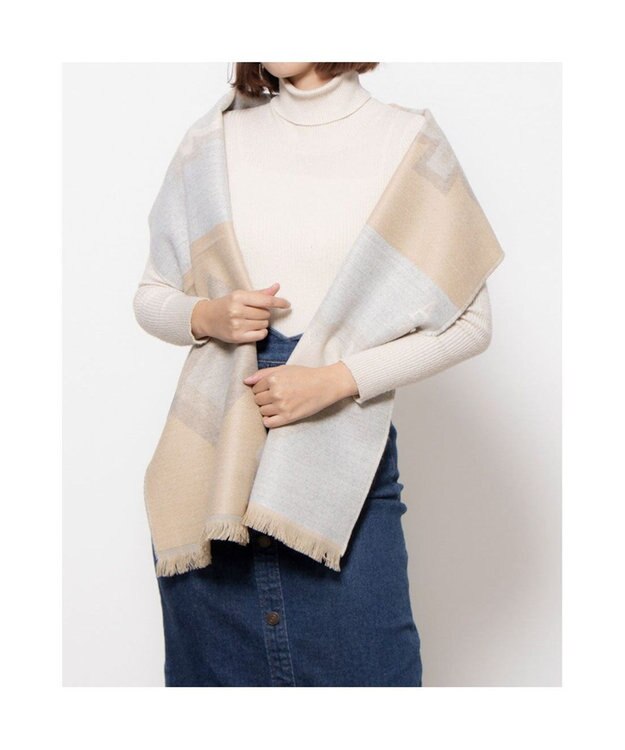 UNBILLION カシュネ cache nez / トランプ柄マフラー GY