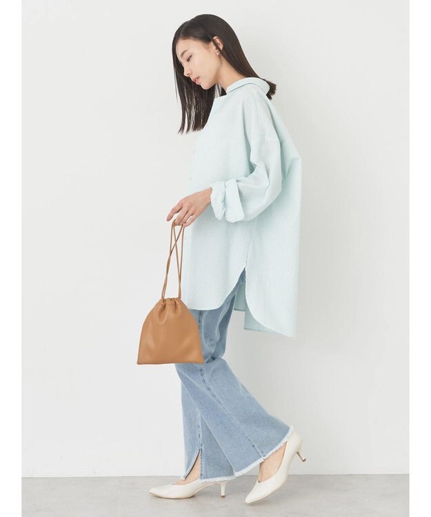 earth music&ecology サッカーレギュラーシャツ Green