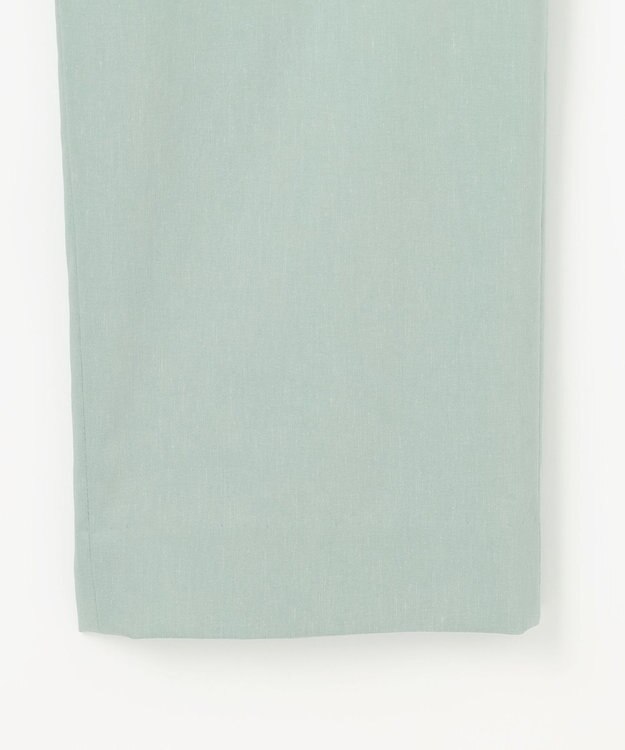 J.PRESS LADIES 【セットアップ対応・洗える】セルロースリネンストレッチ テーパード パンツ ミント系