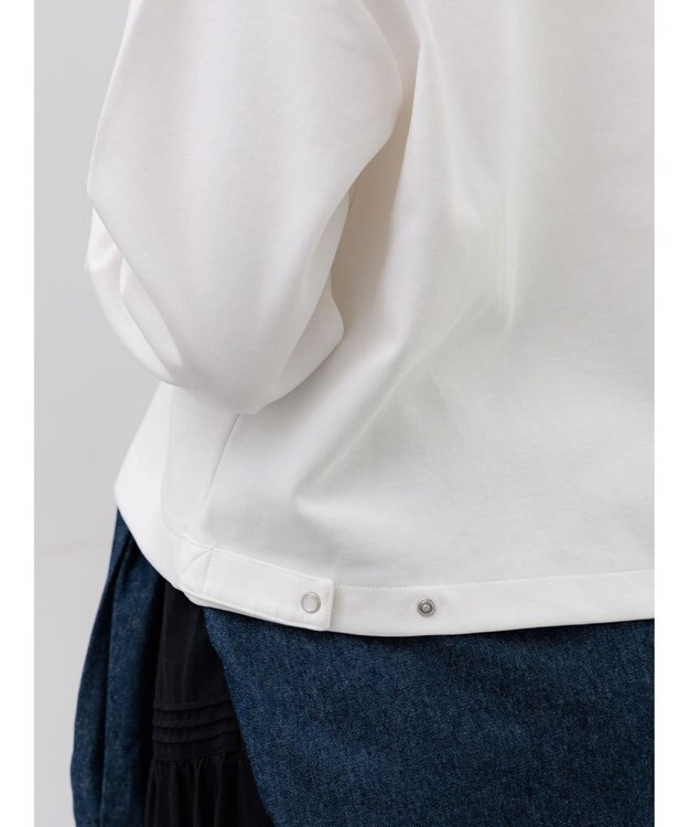 Te chichi カットソークルーネックカーディガン オフホワイト