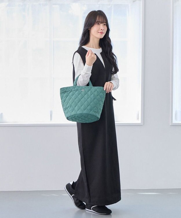 ROOTOTE 3633【丸底】SN.デリ.ミリタリーキルト-A 04：グリーン