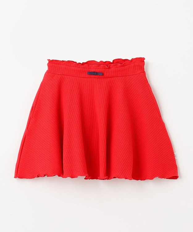 組曲 KIDS 【インパンツ付き】【110-140cm】フレアテレコ スカート レッド系