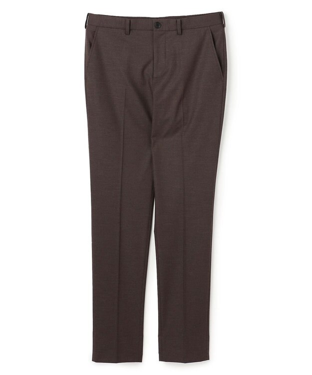 JOSEPH HOMME 新素材【ストレッチ】ウール混 キャリーマンストレッチ　 テーパードパンツ / CITY ダークブラウン系