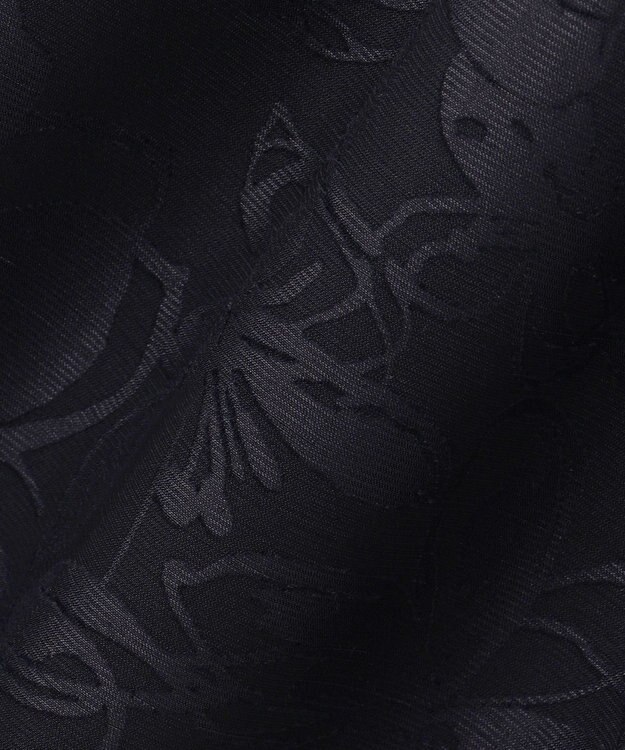 自由区 L 【17号サイズまで展開・セットアップ対応】フラワーオパールプリント スカート ネイビー