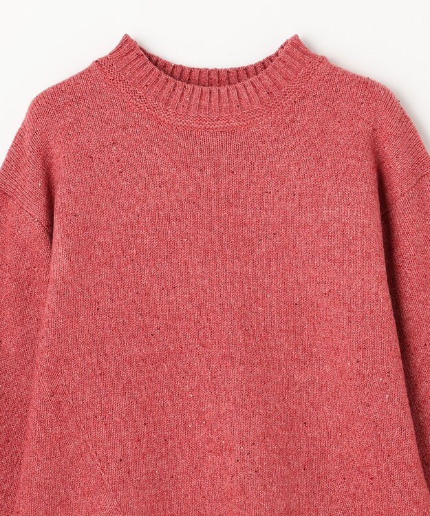 ANY L スパンコールニット レッド