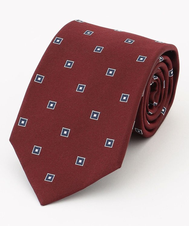 J.PRESS MEN 【フレッシャーズにもおすすめ】小紋柄 ネクタイ ワイン系7