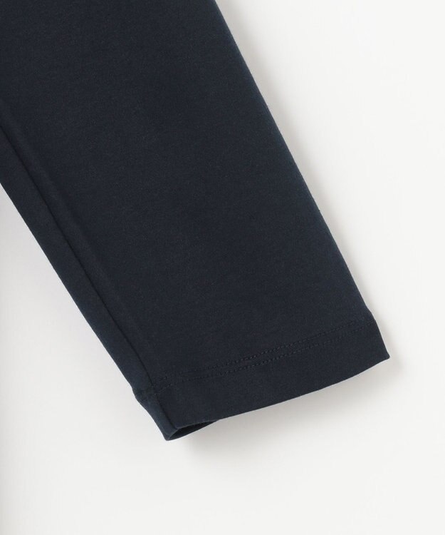 J.PRESS LADIES 【接触冷感・UVケア】レイヤードジャージー カットソー ネイビー系1