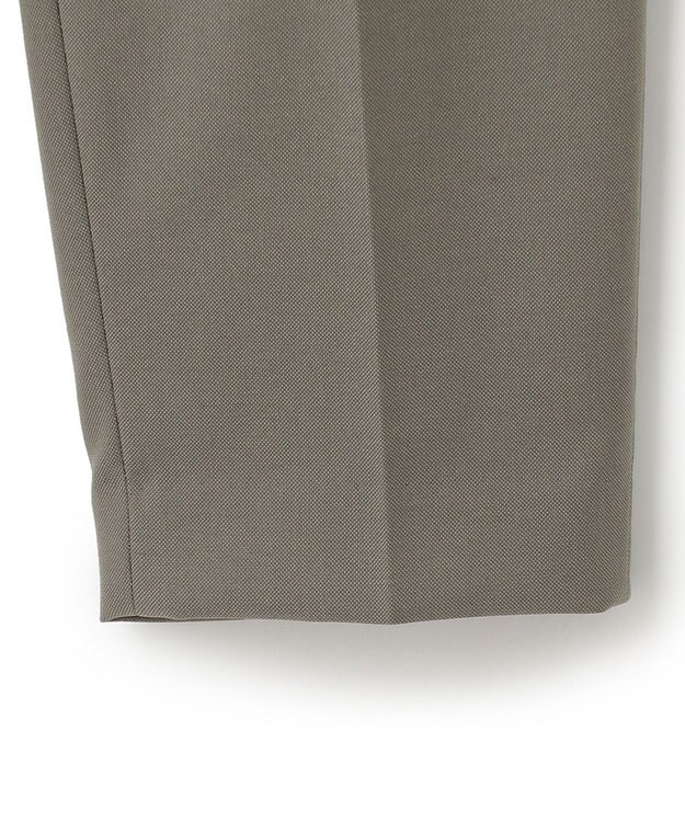 ICB 【新色追加・洗える】 ウールマットウース テーパードパンツ アッシュカーキ系