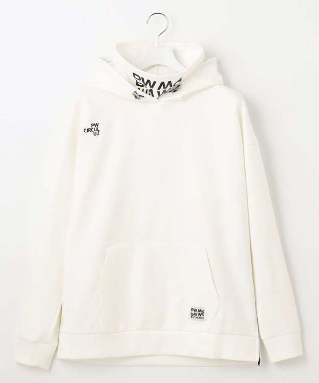 PW CIRCULUS 【MEN】スエード調 デタッチャブルフーディ ホワイト系