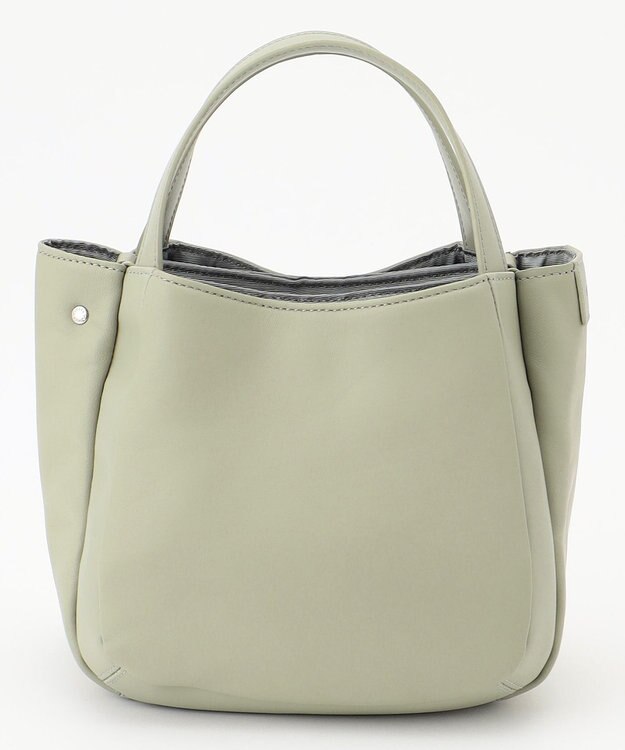 Y'SACCS イタリアンシープ 2wayラウンドトート ライトグリーン