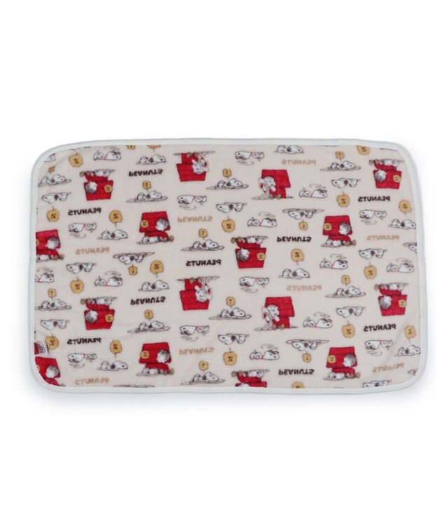 PET PARADISE スヌーピー ブランケット 《うたたね柄》 ベージュ