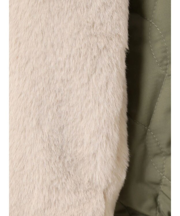 CRAFT STANDARD BOUTIQUE リバーシブルファーブルゾン Khaki