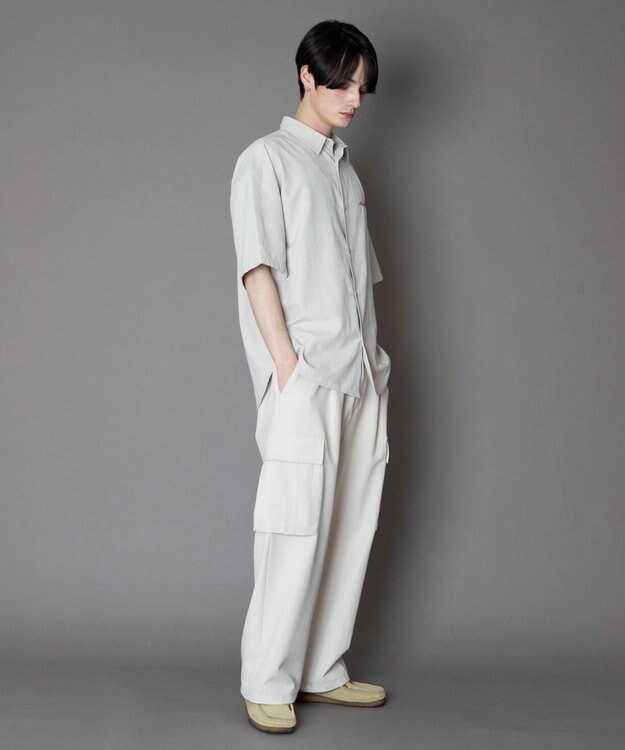 WEGO アイススウェードシャツ（SS） ライトベージュ