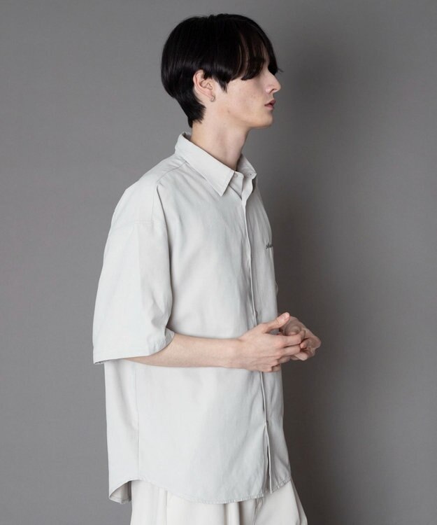 WEGO アイススウェードシャツ（SS） ライトベージュ