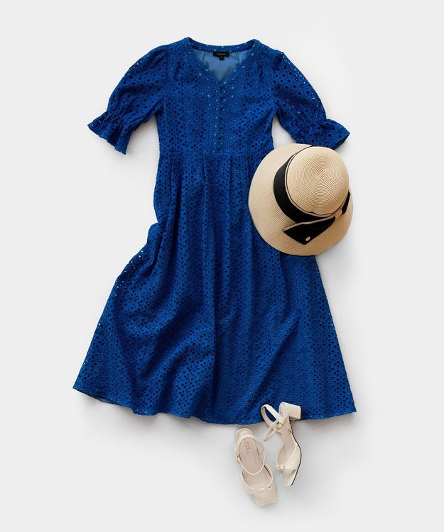 TOCCA 【大人百花掲載】TINY RIBBON SANDALS サンダル アイボリー系