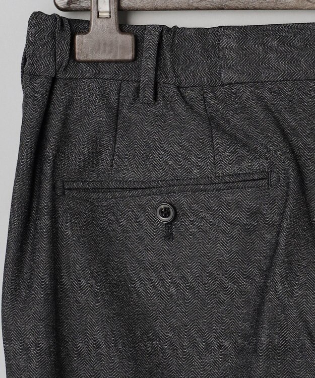 GOTAIRIKU セットアップ対応【カイテキ７機能】ドライジャージー パンツ_ヘリンボーン柄(26年モデル) グレー×ヘリンボーン柄