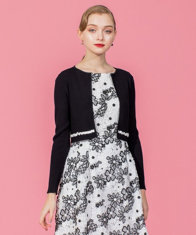 TOCCA 【洗える！】ETERNAL KNIT カーディガン ブラック系