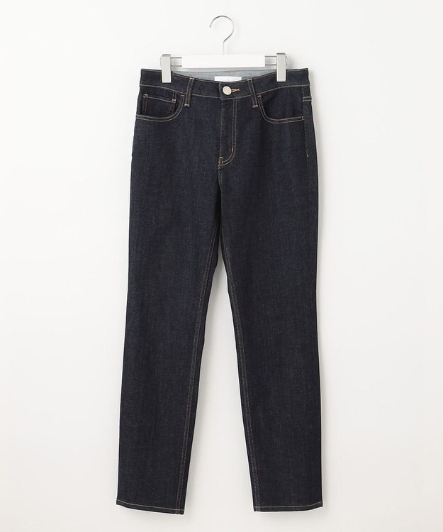自由区 【WE WANT】365DENIM ストレートスリムデニム パンツ ネイビー系