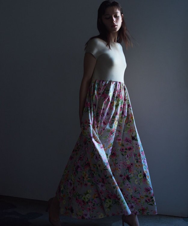 自由区 【カトリエムブーケ】Bouquet フラワーコンビドレス ピンク系