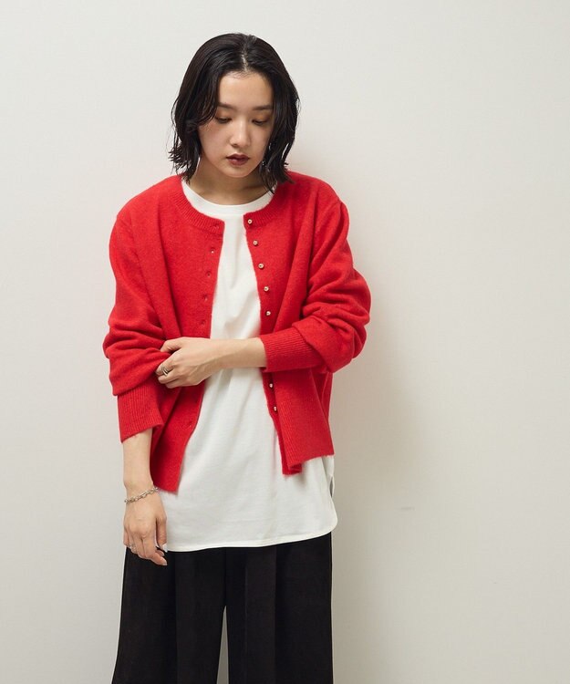 Green Parks 裾ラウンドホワイトインナー Off White