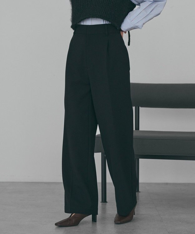 AMERICAN HOLIC 美・美・美あったかワイドパンツ Brown