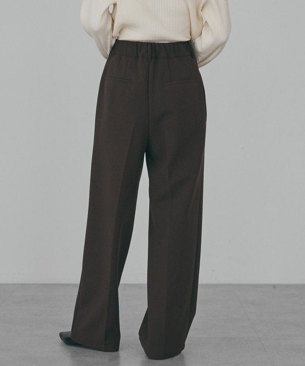 AMERICAN HOLIC 美・美・美あったかワイドパンツ Brown