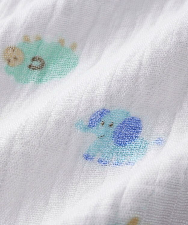 MIKI HOUSE HOT BISCUITS 二重織ガーゼのマルチケット ベージュ