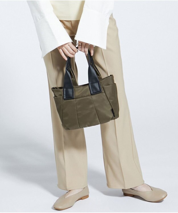 Y'SACCS 【Y’SACCS vous et】ナイロンキリカエ2WAYトート Sサイズ グレー