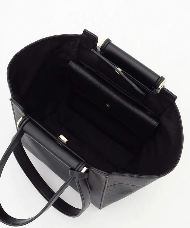 組曲 2wayハンドルスモールハンドバッグ ブラック系