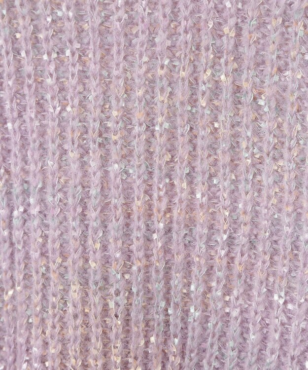 earth music&ecology ブラッシュヤーンニットプルオーバー Lavender