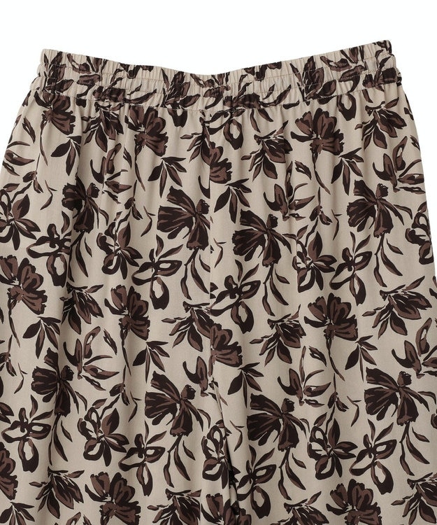 YECCA VECCA アートプリントスリットワイドパンツ Multi