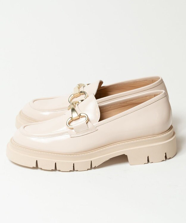 BONTRE 【LucaGrossi/ルカグロッシ】厚底ビットローファー アイボリー