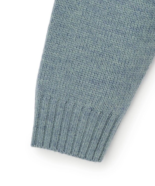 J.PRESS MEN 【WEB・一部店舗限定】ケーブルクルーネック ニット サックスブルー系