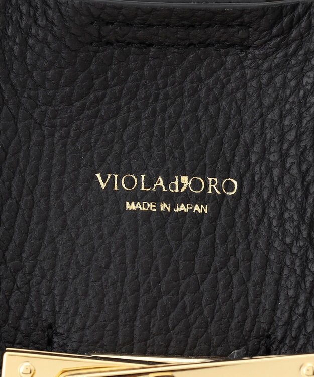 23区 【先行予約】VIOLAd'ORO イタリアンWフェイスレザー トートバッグ ブラック系
