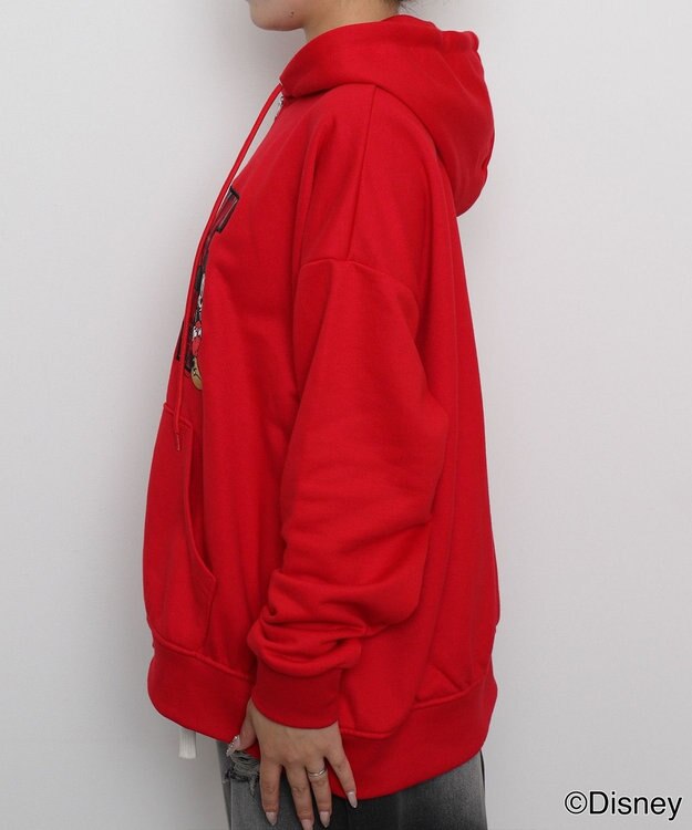 WEGO MICKEY　MOUSE／ジップパーカー レッド