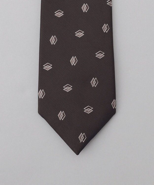 GOTAIRIKU GOTAIRIKU別注【日本製】シルク ネクタイ_小紋柄 ダークブラウン系8