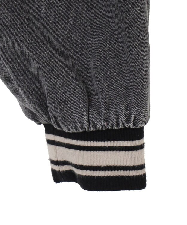 WEGO スタジアムロゴデニムショートスタジャン ブラックその他