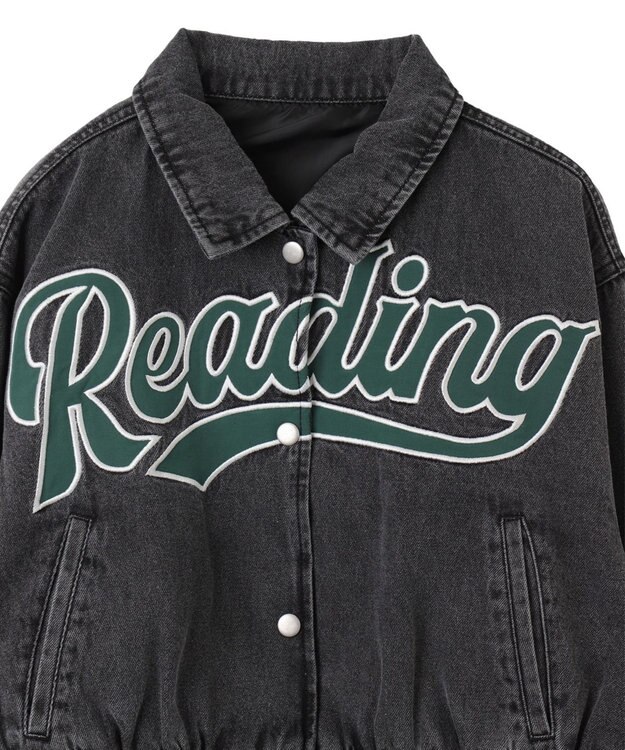 WEGO スタジアムロゴデニムショートスタジャン ブラックその他