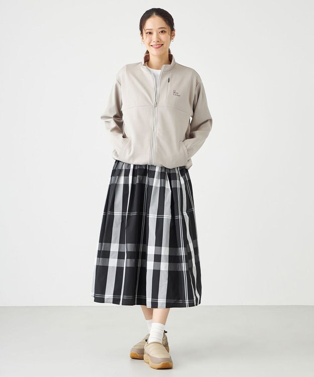 SHARE PARK LADIES 【UVカット・吸水速乾・ストレッチ・軽量・アンチピリング 】ダンボールトラックジャケット（S・Mサイズ） ベージュ系