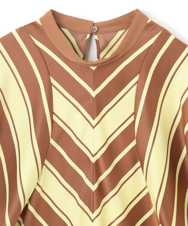 BEIGE， 【洗える】GUILLABERT / ブラウス Lime×Camel