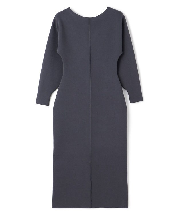 uncrave シルキーニット ワンピース（uncrave WHITE） スレート