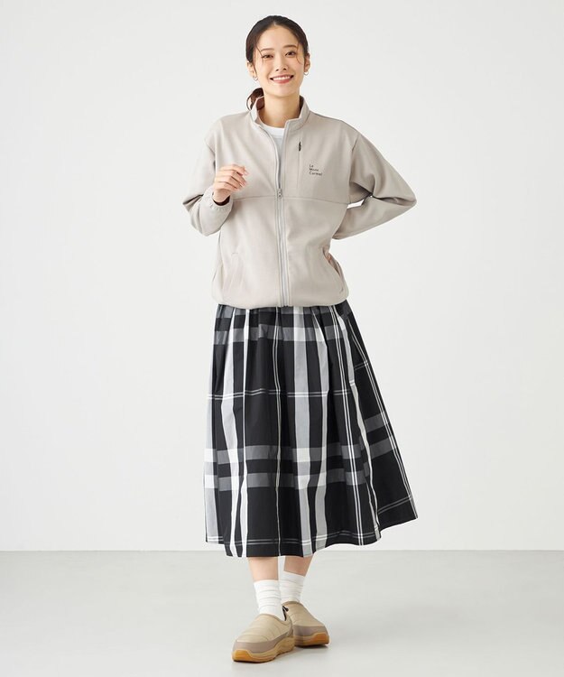 SHARE PARK LADIES 【UVカット・吸水速乾・ストレッチ・軽量・アンチピリング 】ダンボールトラックジャケット（S・Mサイズ） ベージュ系