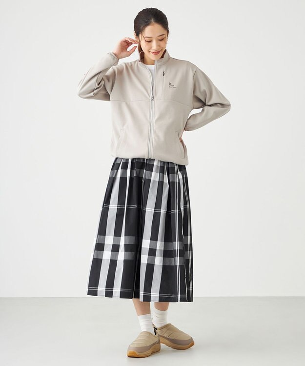 SHARE PARK LADIES 【UVカット・吸水速乾・ストレッチ・軽量・アンチピリング 】ダンボールトラックジャケット（S・Mサイズ） ベージュ系